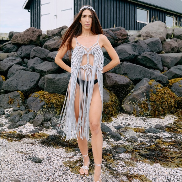 Handmade Macramé Rope Dress Original GoodVibeGoda Design - Picture 16 of 16